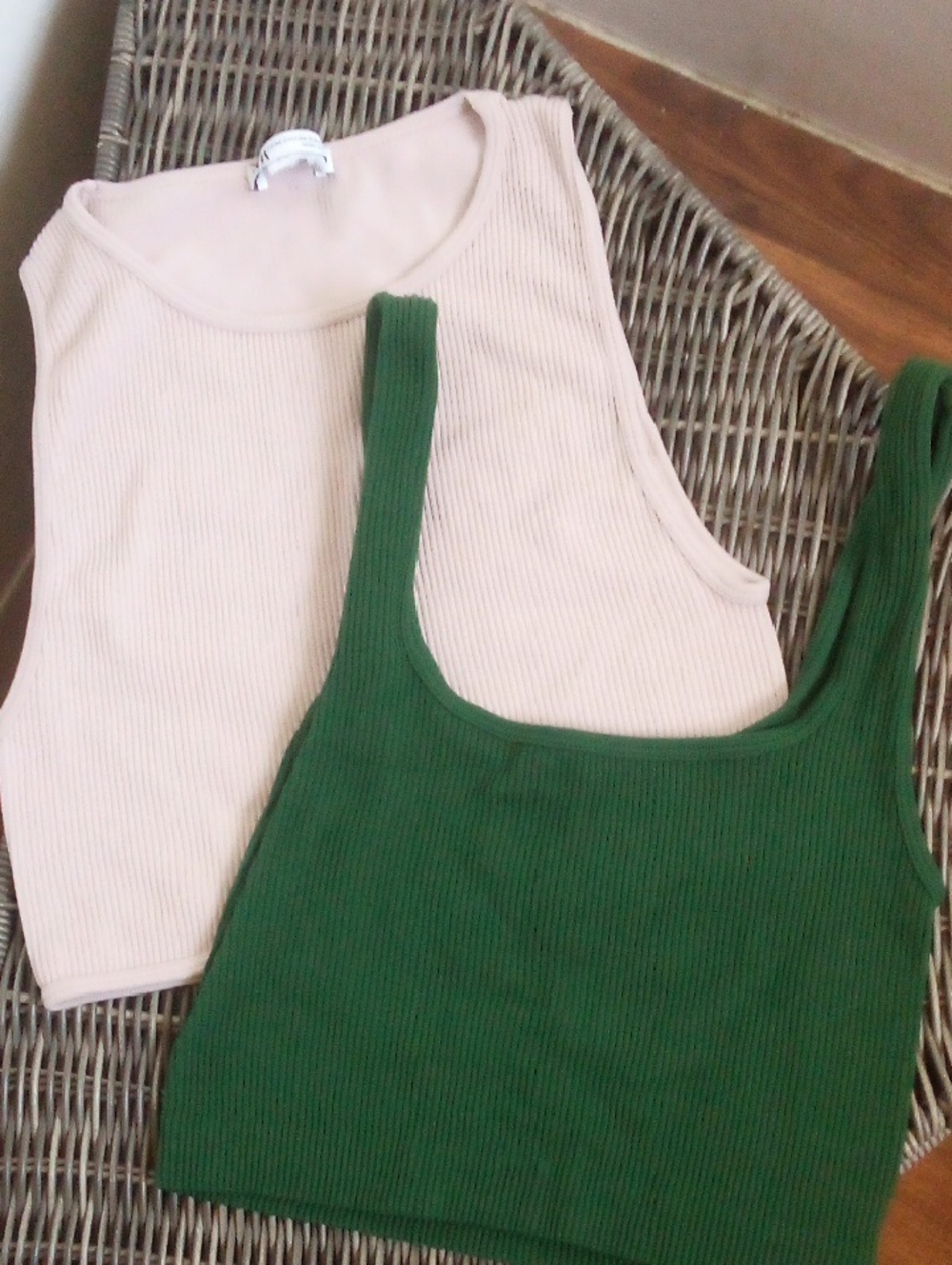 ZARA Two Piece Tank Top Bundle, Size Small